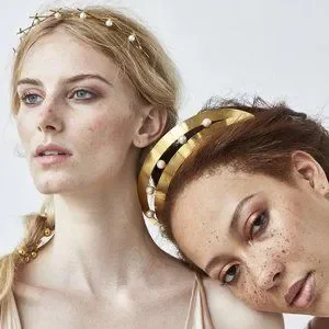 Da Vinci Pearl Headband | 14k Gold & Pearl Lelet Ny | Accessories | Da Vinci Pearl Headband 4k Gold  main image 2